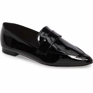 Halogen patent loafers